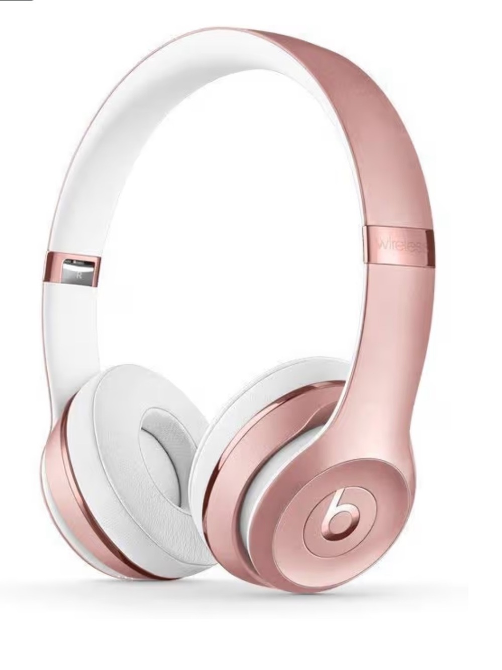 Beats by Dre Wireless Headphones - Rose Gold & White
